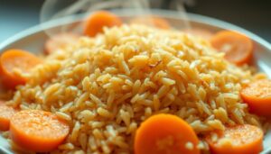 Arroz integral com cenoura