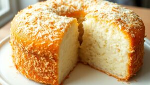 Bolo de coco low carb
