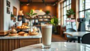 Café gelado proteico