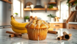 Muffin de banana sem açúcar