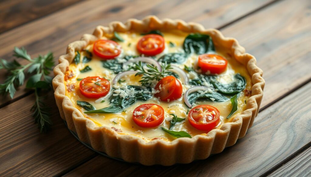 Quiche sem massa