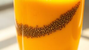 Smoothie de manga com chia