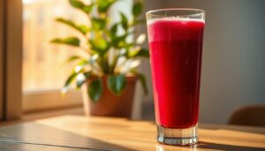 Suco de beterraba com laranja