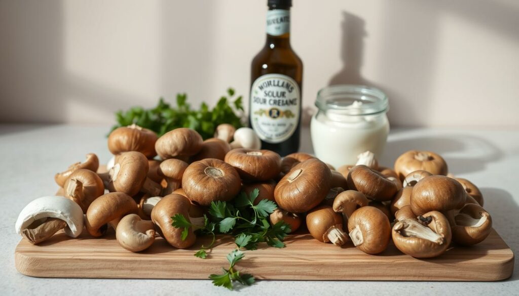 ingredientes strogonoff de cogumelos