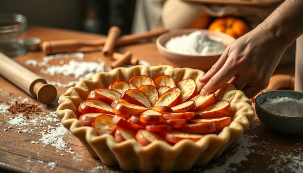 modo de preparo torta de maçã