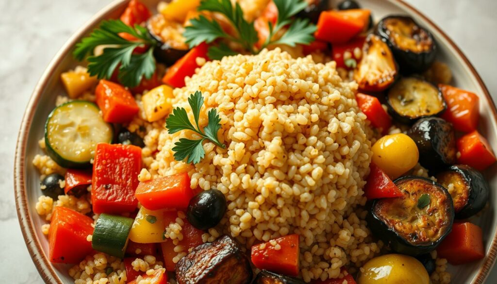 quinoa com legumes
