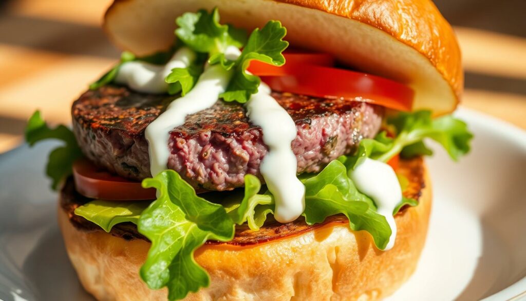 receita de hambúrguer de berinjela