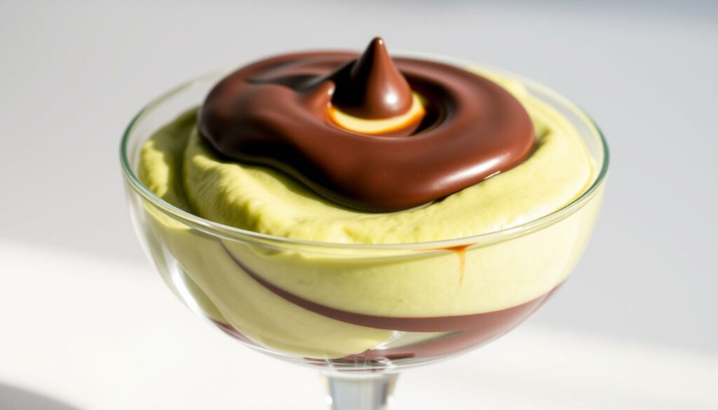 receita de mousse de abacate com cacau