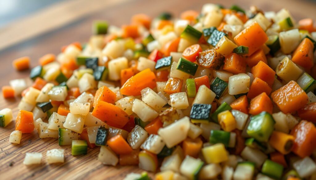 recheio de legumes